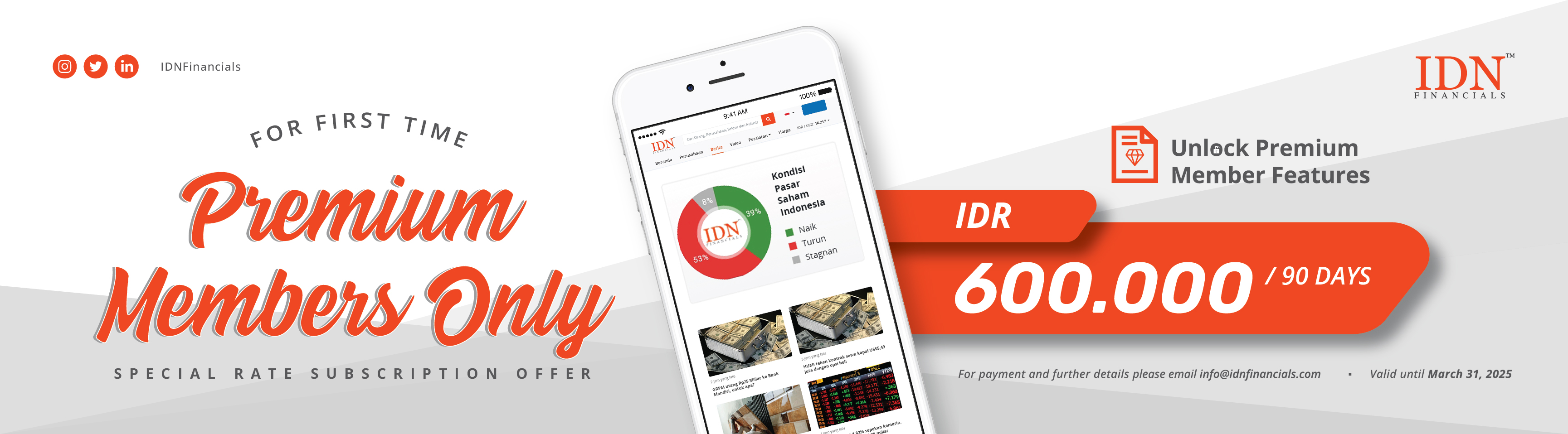 IDNFinancials Premium Member Promo